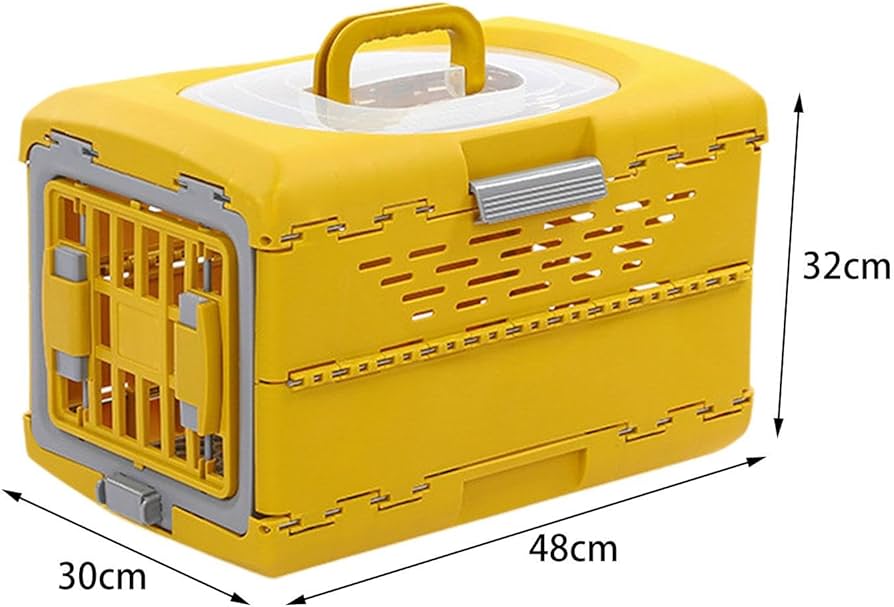 Happy Puss Collapsible Pet Carrier – Foldable Travel Crate for Cats & Dogs | Airline Approved | Free Delivery