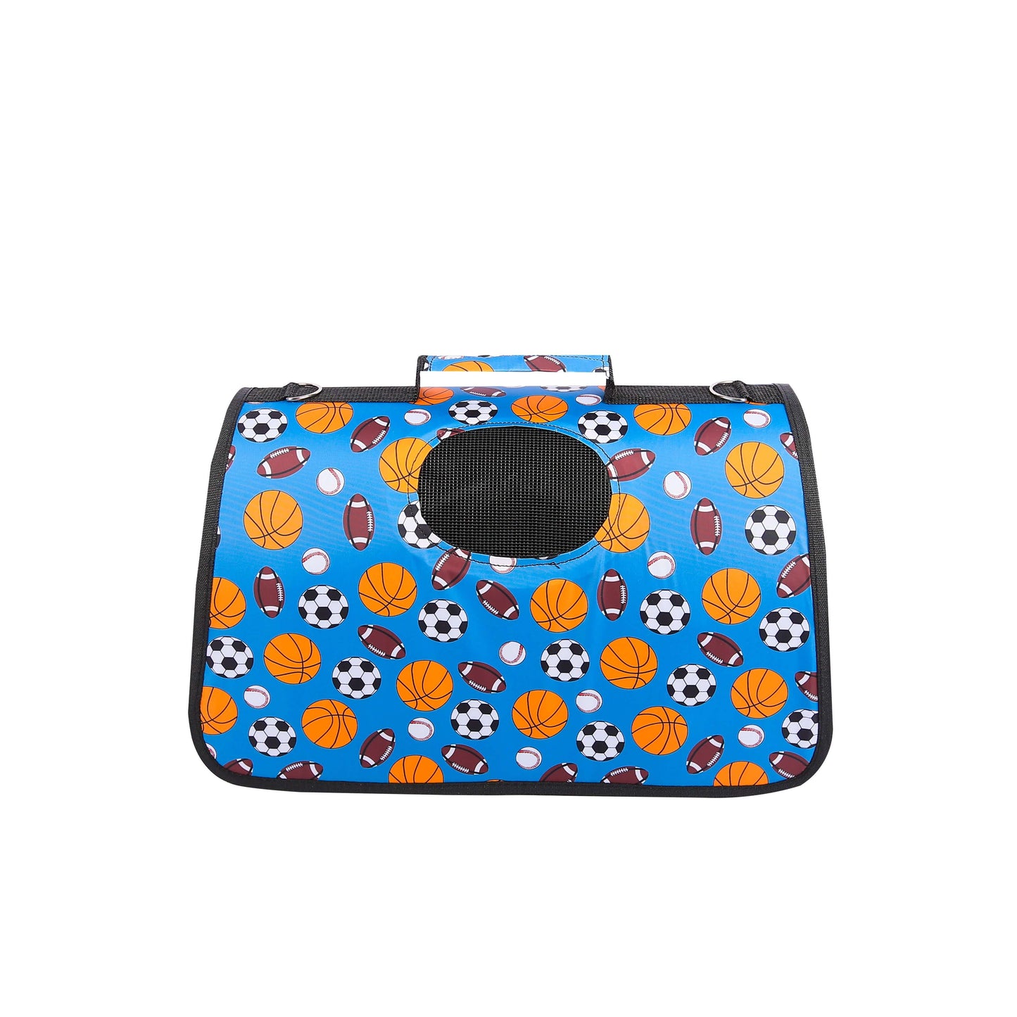 Happy Puss Outdoor Pet Carrier Bag – Breathable & Foldable Travel Handbag for Cats and Dogs