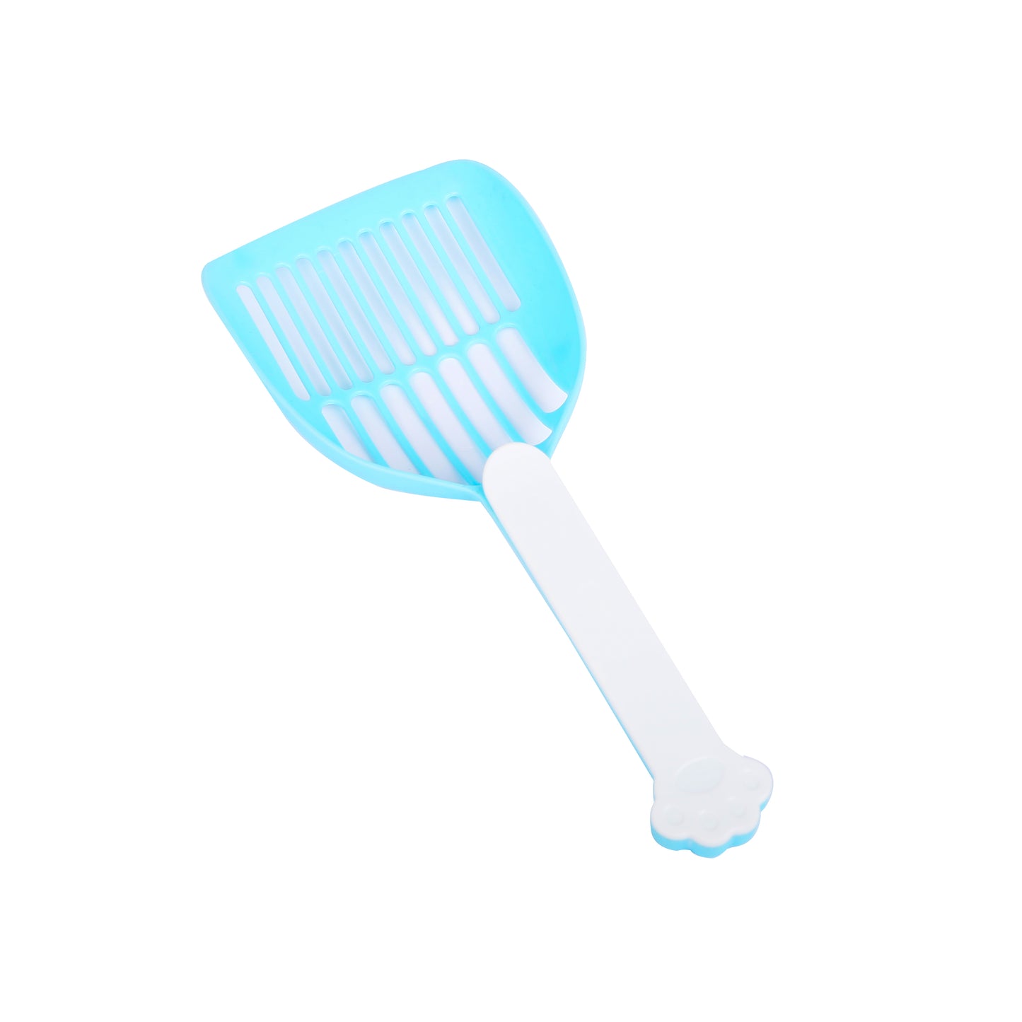 Happy Puss Cat Litter Shovel – Durable Plastic Cleaning Scoop with Long Handle