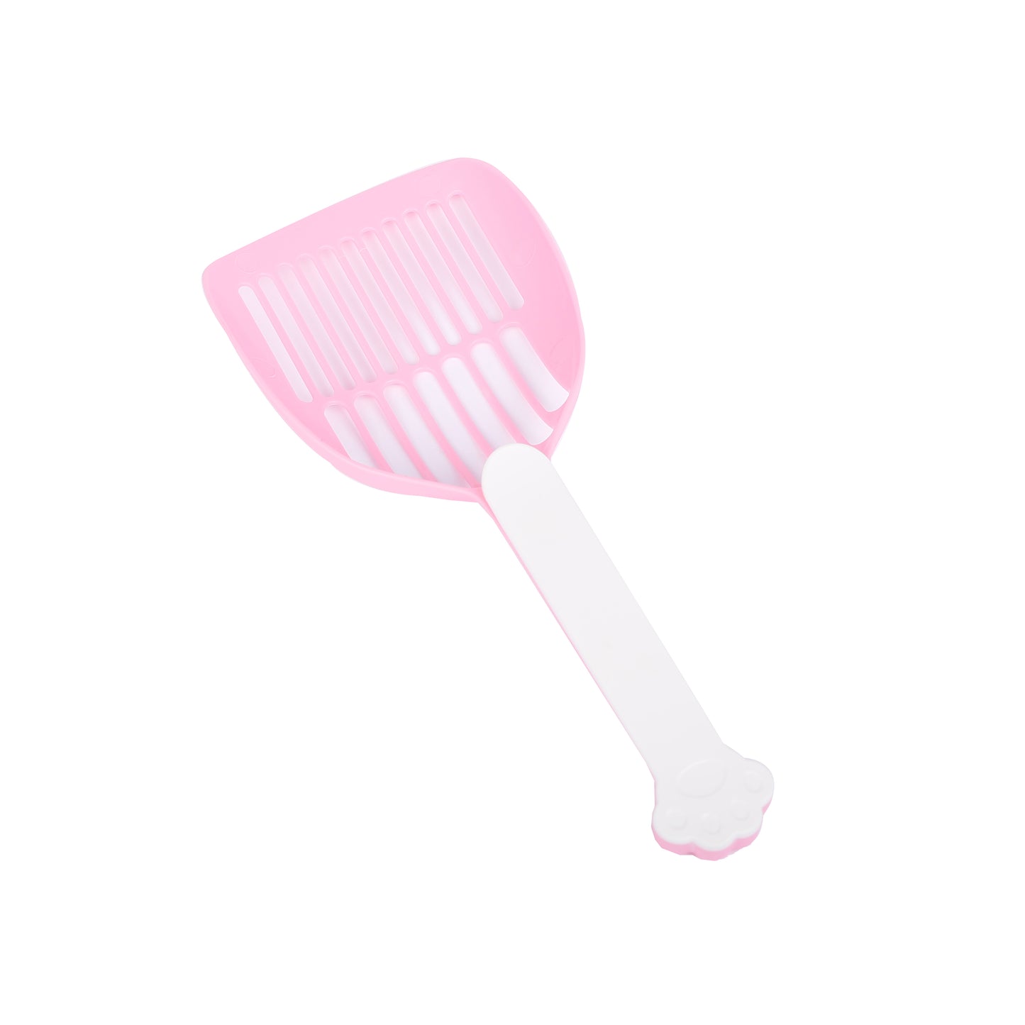 Happy Puss Cat Litter Shovel – Durable Plastic Cleaning Scoop with Long Handle