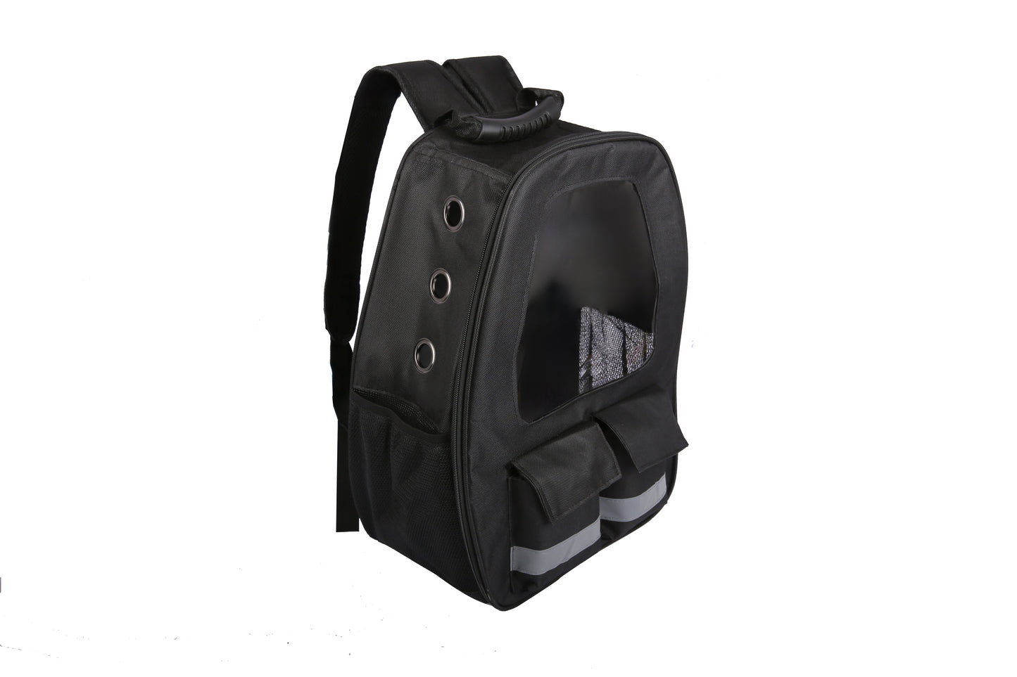 Happy Puss Pet Carrier Backpack – Breathable Travel Bag for Cats & Dogs – Adjustable & Comfortable