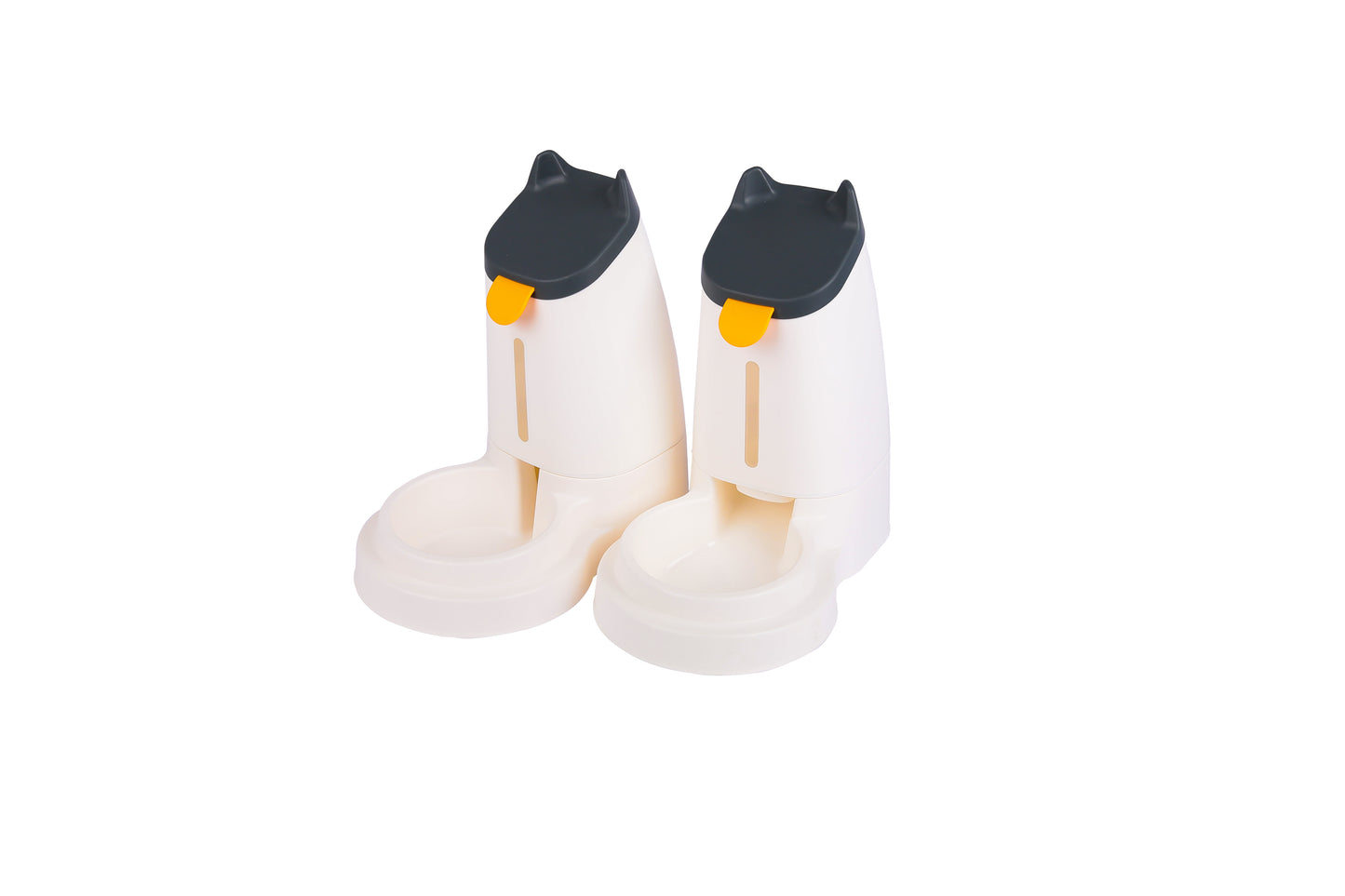 Happy Puss 2-in-1 Pet Feeder & Water Dispenser – Gravity Feeding System