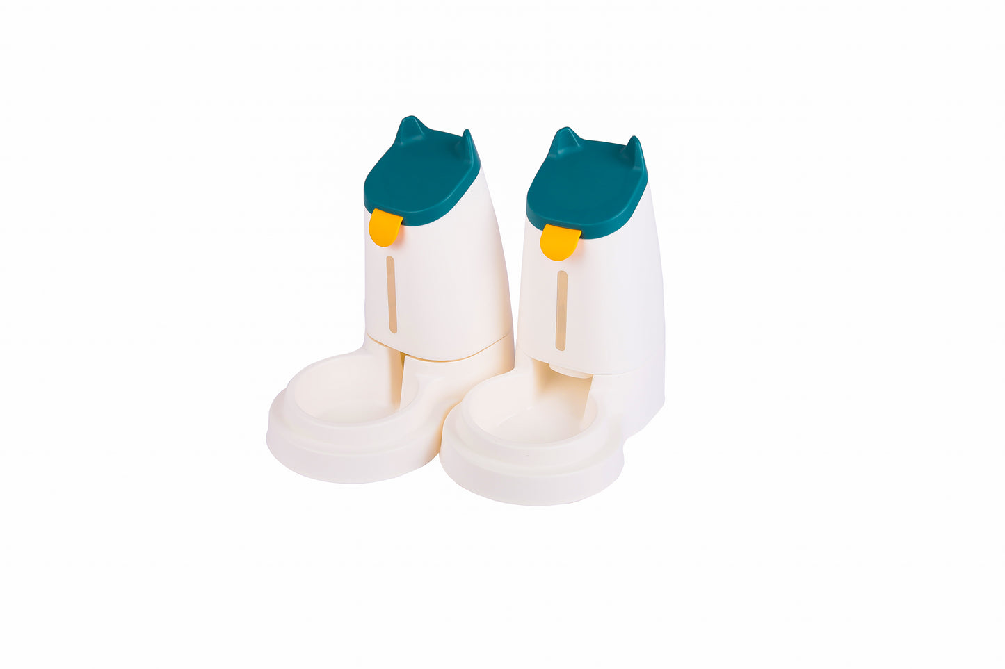 Happy Puss 2-in-1 Pet Feeder & Water Dispenser – Gravity Feeding System