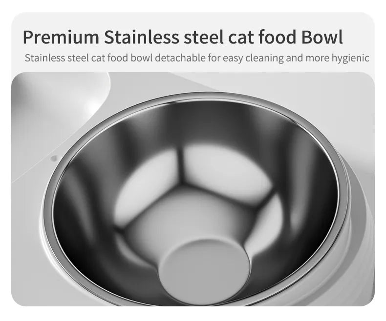 Happy Puss Automatic 2-in-1 Pet Water Fountain & Feeder – 3L Capacity | Free Delivery