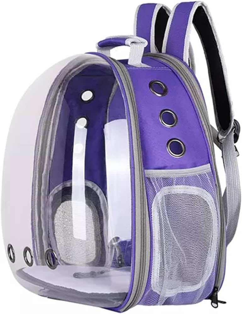 Happy Puss Transparent Pet Carrier Backpack – Space Capsule for Cats and Small Dogs
