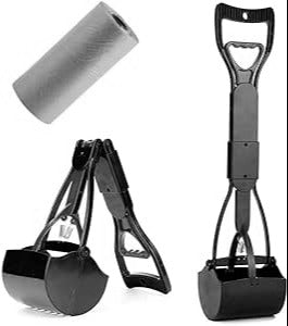 Happy Puss Foldable Pet Poop Scoop – Long Handle, Portable & Durable | Free Delivery