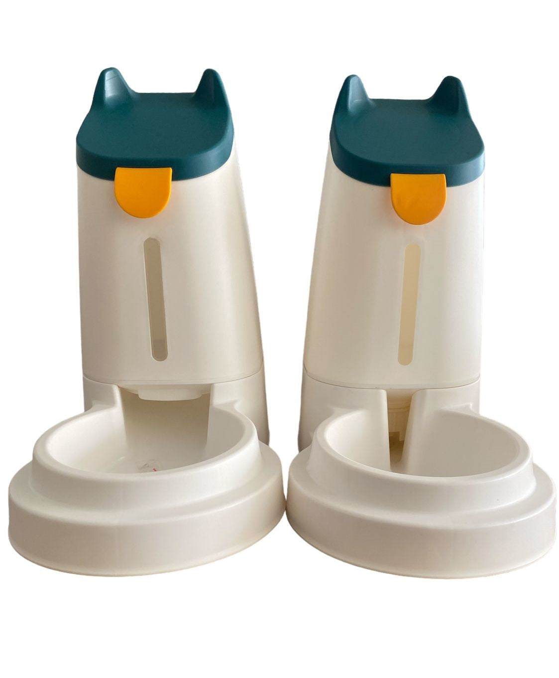 Happy Puss 2-in-1 Pet Feeder & Water Dispenser – Gravity Feeding System