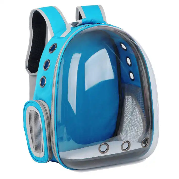 Happy Puss Transparent Pet Carrier Backpack – Space Capsule for Cats and Small Dogs