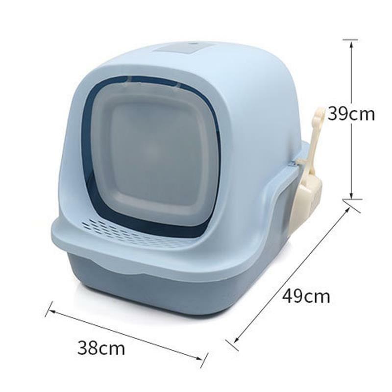 Happy Puss Enclosed Cat Litter Box with Scoop – Odor Control | Free Delivery
