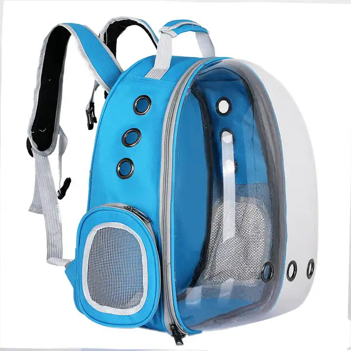 Happy Puss Transparent Pet Carrier Backpack – Space Capsule for Cats and Small Dogs