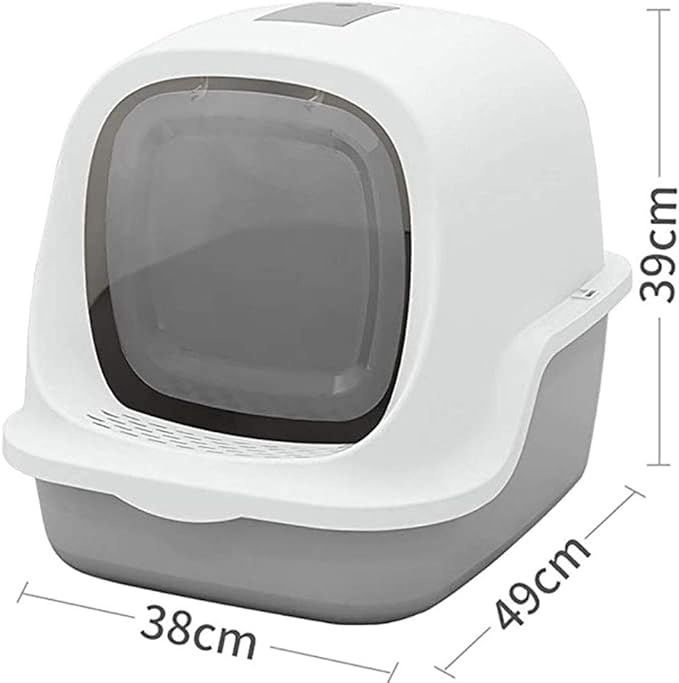 Happy Puss Enclosed Cat Litter Box with Scoop – Odor Control | Free Delivery