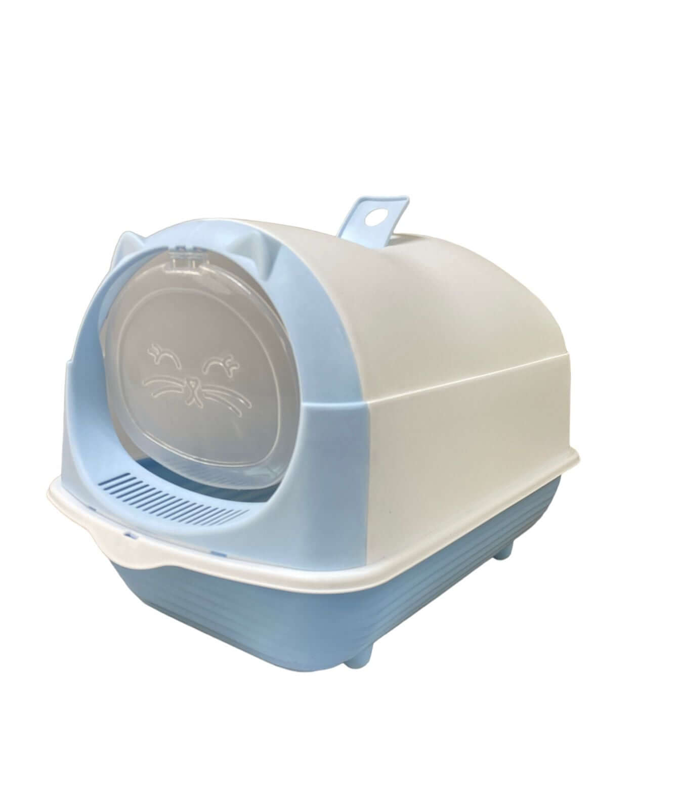 Happy Puss Enclosed Cat Litter Box – Large Covered Litter Tray with Odor Control & Easy Cleaning
