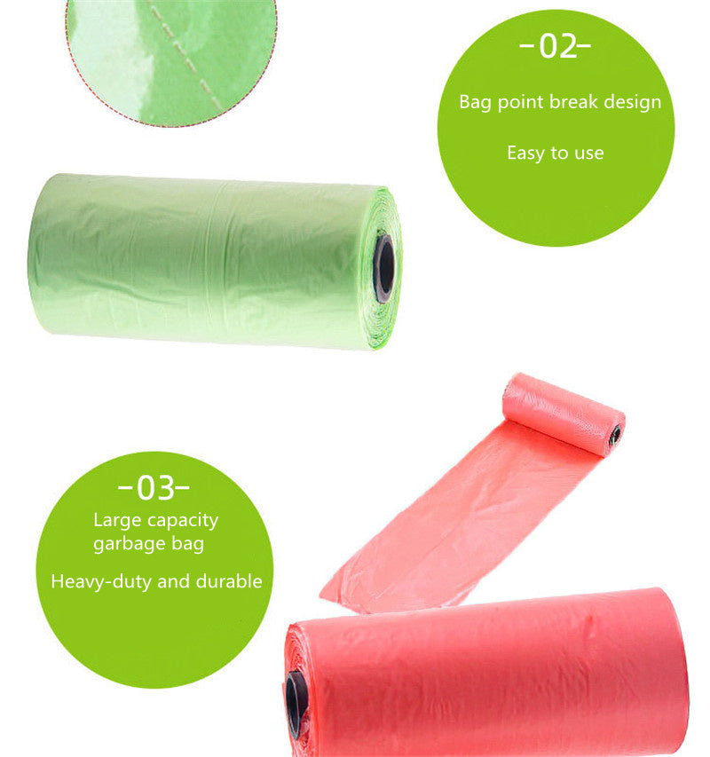 Happy Puss Pet Waste Bags – 6 Rolls for Cat Litter & Dog Poop | Leak-Proof & Biodegradable
