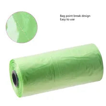 Happy Puss Pet Waste Bags – 6 Rolls for Cat Litter & Dog Poop | Leak-Proof & Biodegradable