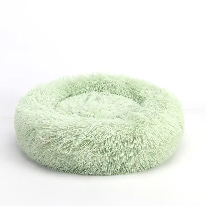 Happy Puss Soft Pet Bed – Round Calming Nest for Cats & Dogs | Multiple Sizes | Free Delivery