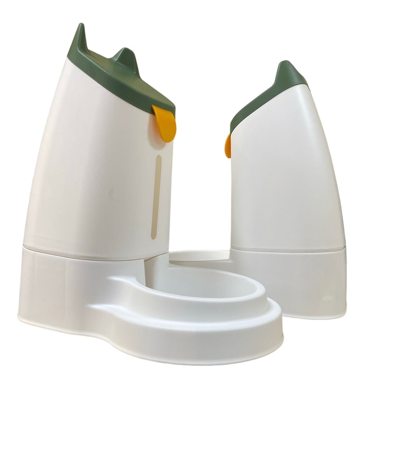 Happy Puss 2-in-1 Pet Feeder & Water Dispenser – Gravity Feeding System