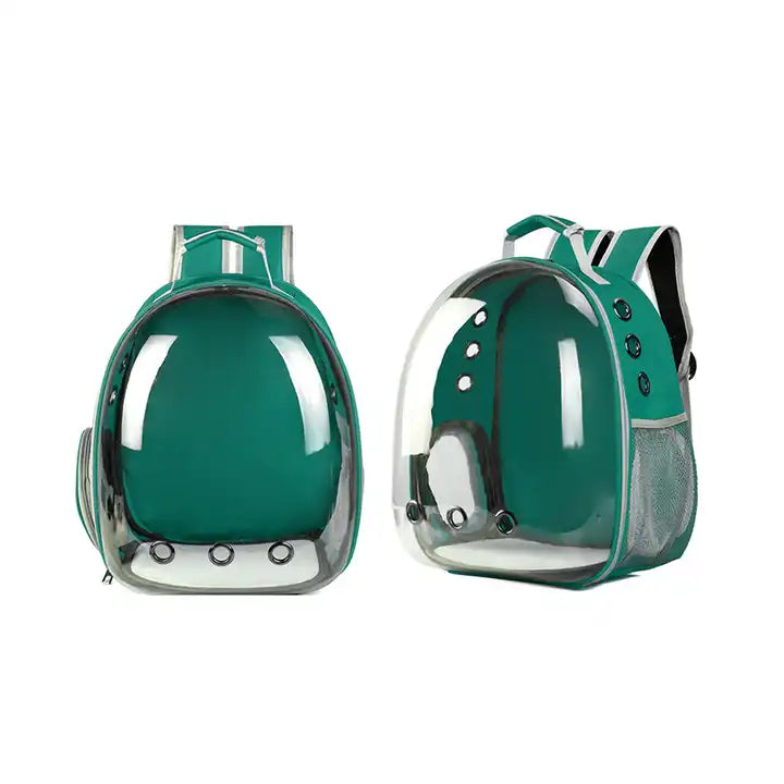 Happy Puss Transparent Pet Carrier Backpack – Space Capsule for Cats and Small Dogs