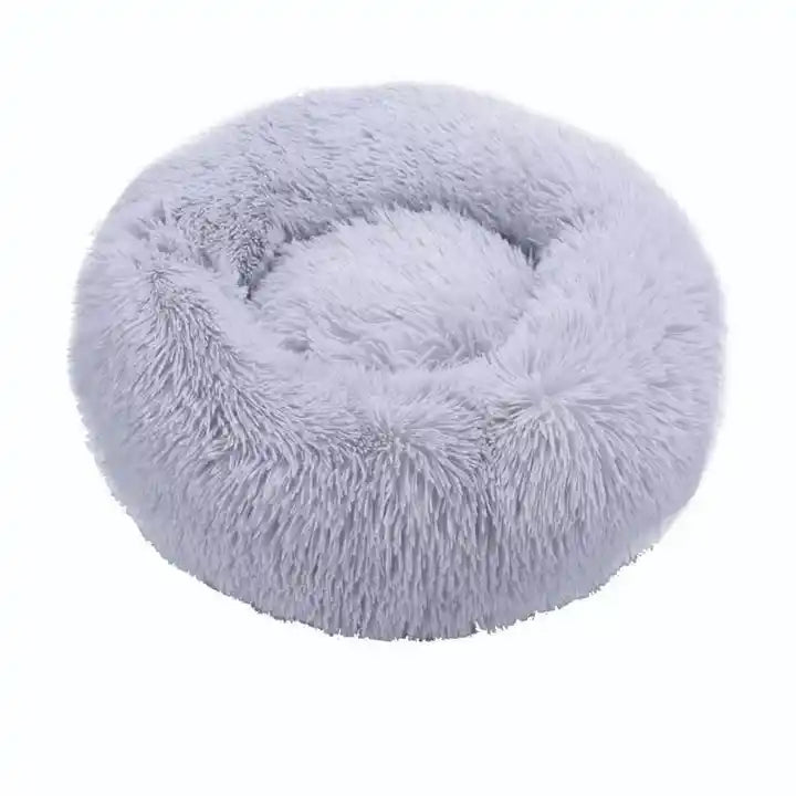 Happy Puss Soft Pet Bed – Round Calming Nest for Cats & Dogs | Multiple Sizes | Free Delivery