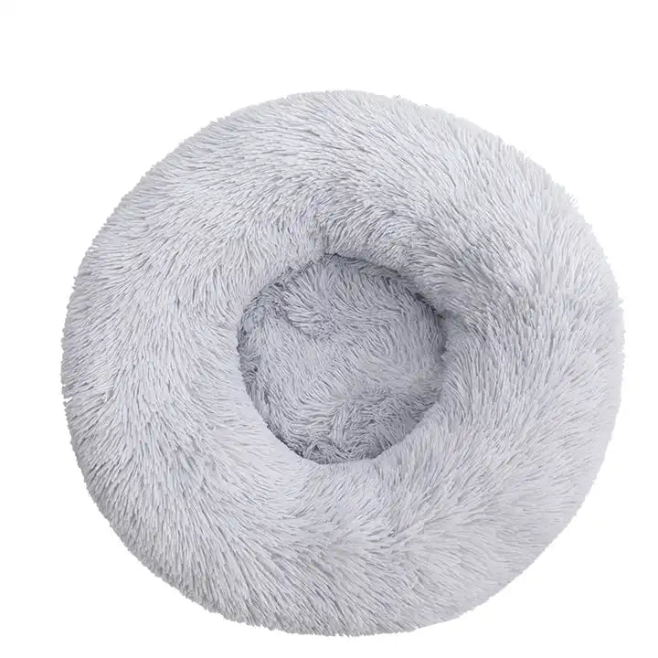 Happy Puss Soft Pet Bed – Round Calming Nest for Cats & Dogs | Multiple Sizes | Free Delivery