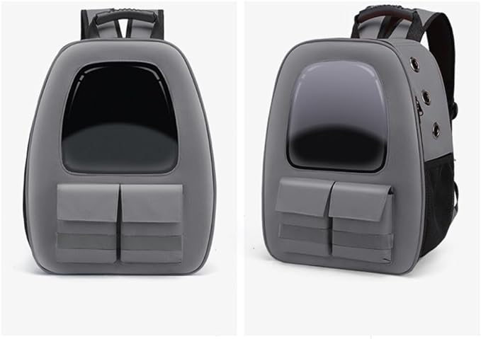 Happy Puss Pet Carrier Backpack – Breathable Travel Bag for Cats & Dogs – Adjustable & Comfortable