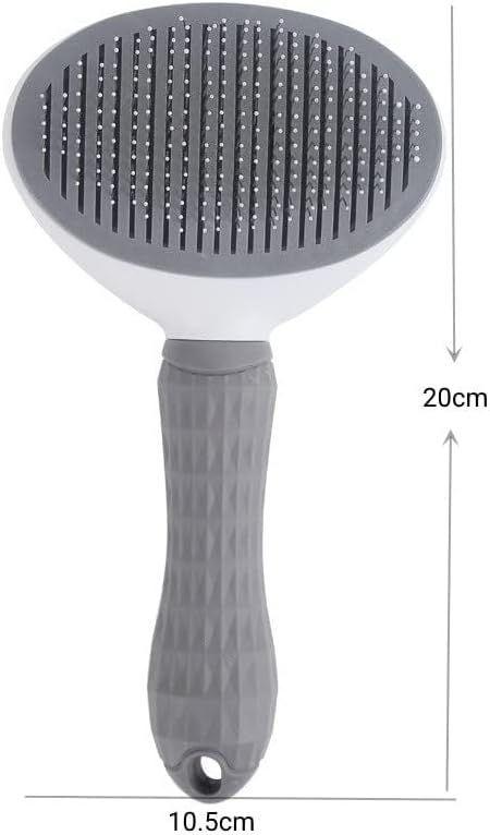 Happy Puss Pet Grooming Brush – Self-Cleaning Dog & Cat Comb