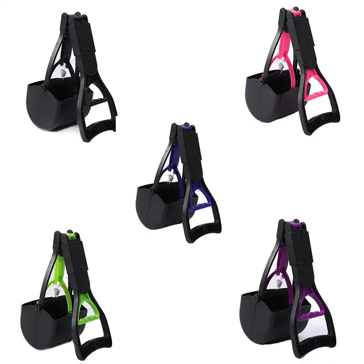 Happy Puss Foldable Pet Poop Scoop – Long Handle, Portable & Durable | Free Delivery
