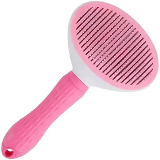 Happy Puss Pet Grooming Brush – Self-Cleaning Dog & Cat Comb