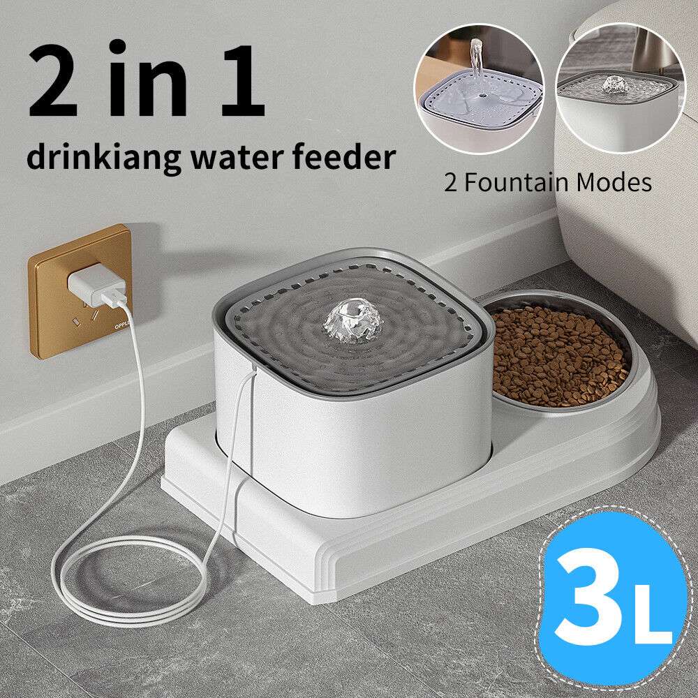 Automatic pet water dispenser 2-in-1