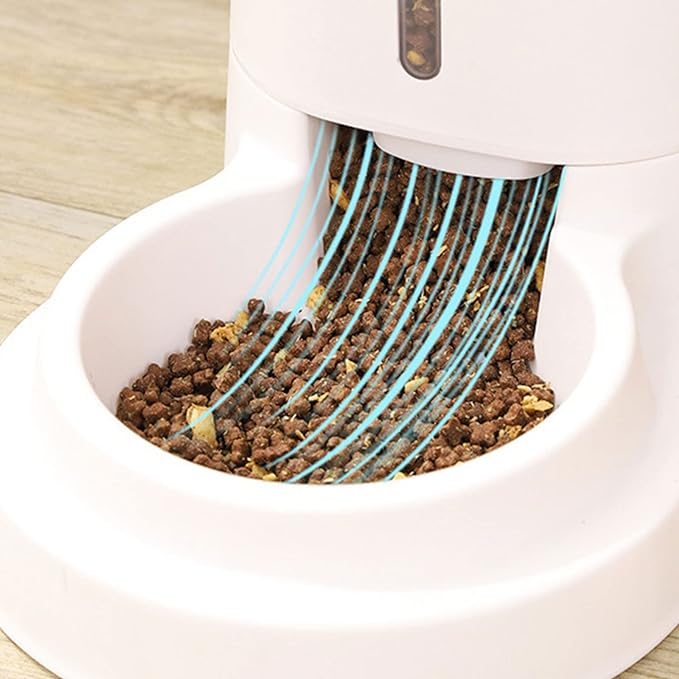 Happy Puss 2-in-1 Pet Feeder & Water Dispenser – Gravity Feeding System