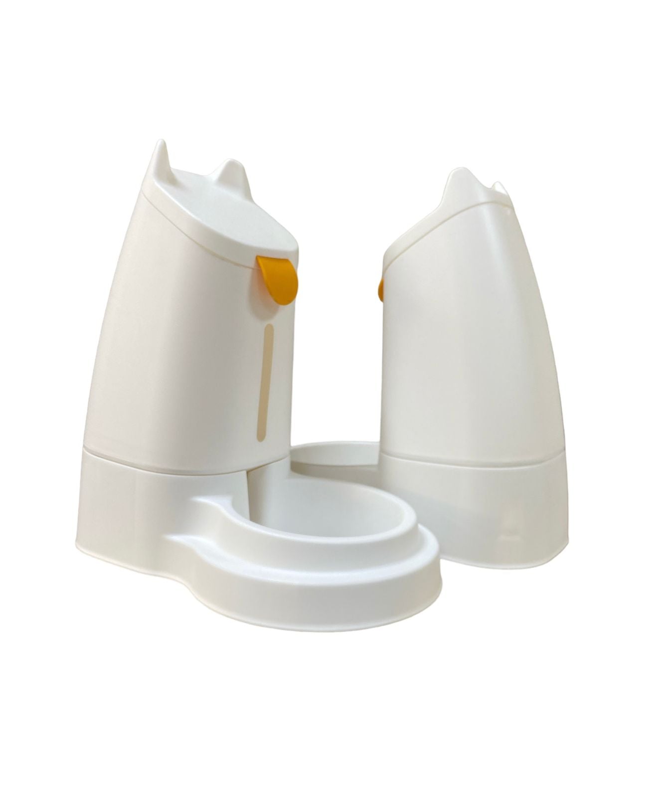 Happy Puss 2-in-1 Pet Feeder & Water Dispenser – Gravity Feeding System