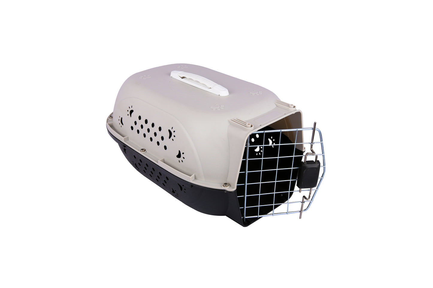 Pet carrier, travel crate for cats and small dogs.