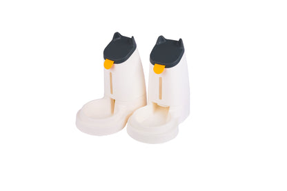 Happy Puss 2-in-1 Pet Feeder & Water Dispenser – Gravity Feeding System