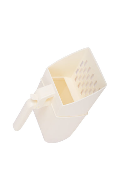 Integrated cat litter shovel with 3 free rolls of pet waste bags