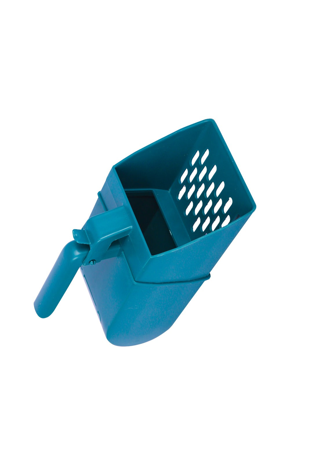 Integrated cat litter shovel with 3 free rolls of pet waste bags