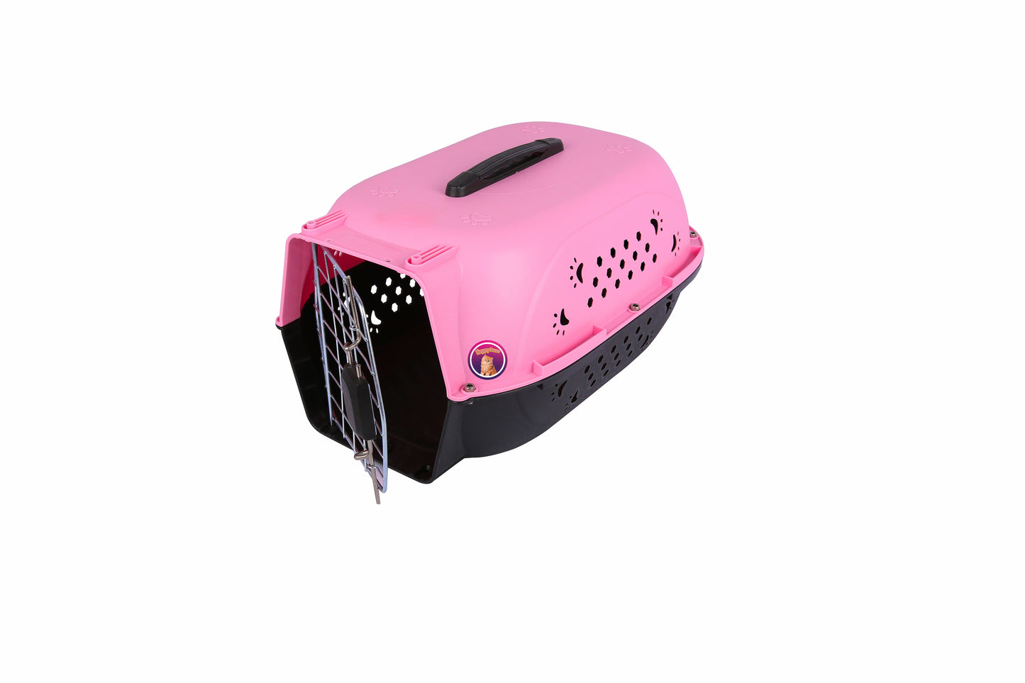 Pet carrier, travel crate for cats and small dogs.