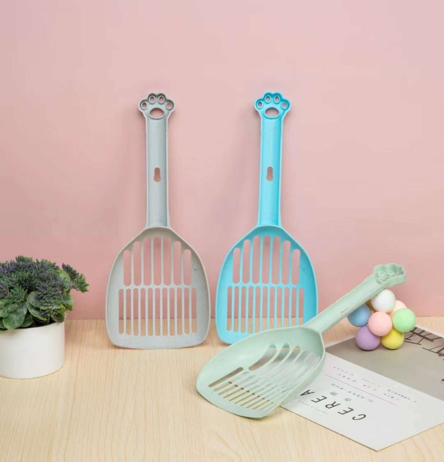 Cat litter scoop, pet poop shovel