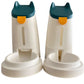 pet feeder and Water Dispenser 2-in 1-feed gravity type