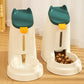 pet feeder and Water Dispenser 2-in 1-feed gravity type