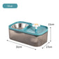 Pet Water fountain 2-in-1 stainless steel feeder and water dispenser