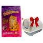 Happy Puss Clumping Cat Litter 20L + Free Enclosed Cat Litter Box – Premium Bundle with Free UAE Delivery