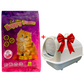 Happy Puss Clumping Cat Litter 20L + Free Enclosed Cat Litter Box – Premium Bundle with Free UAE Delivery