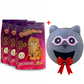 Happy Puss Clumping Cat Litter 20L (3 Bags) + Free Cat Cave House – Low Dust, Odor Control – Free UAE Delivery