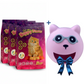 Happy Puss Clumping Cat Litter 20L (3 Bags) + Free Cat Cave House – Low Dust, Odor Control – Free UAE Delivery