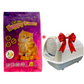 Happy Puss Clumping Cat Litter 20L + Free Enclosed Cat Litter Box – Premium Bundle with Free UAE Delivery