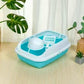 Cat litter box 3 in 1: sandbox, feeder bowl, and cat litter scoop