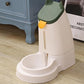 pet feeder and Water Dispenser 2-in 1-feed gravity type