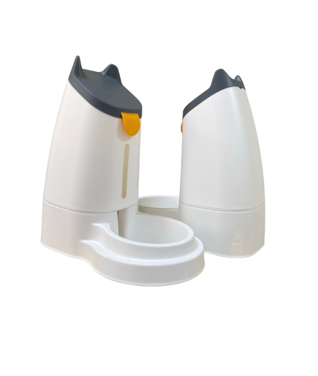 pet feeder and Water Dispenser 2-in 1-feed gravity type