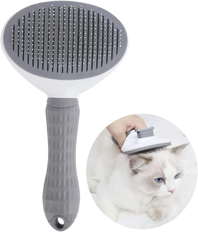 Pet grooming round brush