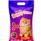 Happy Puss clumping cat litter 10L black coffee scent, low dust formula with strong odor control, fast clumping performance, and hygienic cat litter solution with free UAE delivery