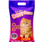 Happy Puss clumping cat litter 10L lavender scent, low dust formula with strong odor control, fast clumping performance, and hygienic cat litter solution with calming fragrance and free UAE delivery
